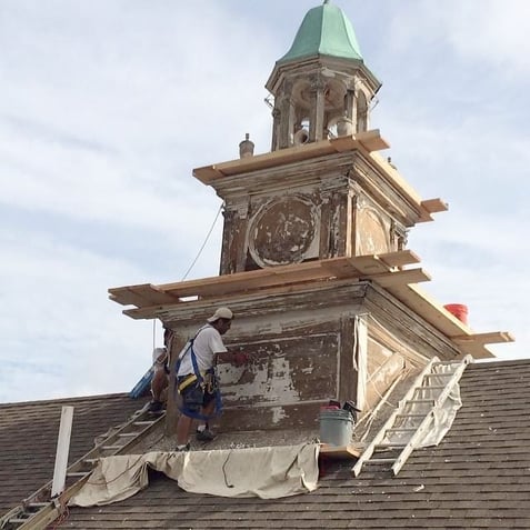 Historic Cupola Restoration by Bellweather Design Build Contractor in Gloucester City New Jersey-1