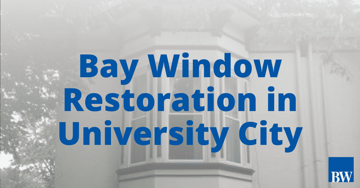 Cantilevered Bay Window Restoration